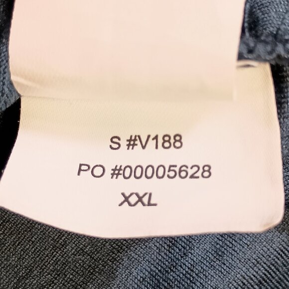 Vuori Strato Tech Mens XXL Blue Performance 4-Way Stretch Golf Preppy Polo - Picture 6 of 6